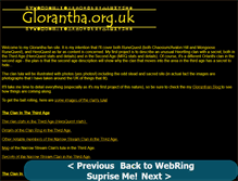 Tablet Screenshot of glorantha.org.uk